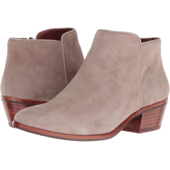 NWOT Sam Edelman Petty ankle boot leather suede putty sand - Picture 7 of 8